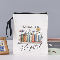 Bolsa de Lona Minimalista Personalizada WML069, Bolsa de Mano para Libros, Archivos, Regalos para Estudiantes y Festivales