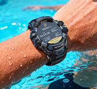 Reloj Inteligente Deportivo para Exteriores con GPS, Natación, Buceo, Brújula, Altímetro, Pesca, Múltiples Modos Deportivos, Reloj Inteligente con GPS
