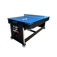 Table de jeu multifonctionnelle NAIPNI, table de snooker 4 en 1, billard