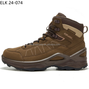 Botas de Senderismo de Gamuza Impermeables para Hombre Elkland, Zapatos de Trekking Casuales para Otoño, con Suela de Goma Vibram Antideslizante y Ligera - Product Image 4