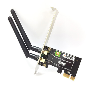 NWP310E <span class=keywords><strong>Desktop</strong></span> <span class=keywords><strong>PCI</strong></span>-E Tarjeta de red inalámbrica RTL8 192/300Mbps XP/Win7/8/10/Linux Compatible interno para uso en computadora portátil Stock - Product Image 5