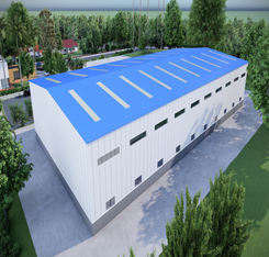 مبنى مصنع حديث بهيكل فولاذي وفقًا للمعايير الأسترالية، ورشة عمل، مستودع، مبنى مصنع مع رافعة، مبنى مكتبي، ضمان 5 سنوات، مقاوم للرياح بسرعة تزيد عن 121 ميل في الساعة - Product Image 5