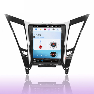 Gerllish Tesla Style Android <span class=keywords><strong>Audio</strong></span> de voiture pour lecteur DVD avec écran vertical GPS pour Hyundai Sonata 2012-2014 Combinaison intégrée - Product Image 1