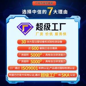 Boîte de distribution de disjoncteurs Citic Electronics HT 8 voies, étanche IP65, en ABS, pour usage extérieur - Product Image 2