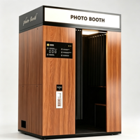 Photomaton portable fermé avec guidage vocal et apparence personnalisée, compatible avec le modèle de caméra