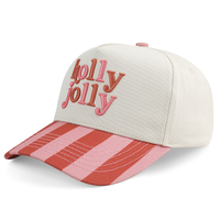 Casquette de baseball HBA54 Premium à 5 panneaux, structurée, bicolore, en sergé de coton, avec logo brodé personnalisé OEM, visière incurvée et bande sportive
