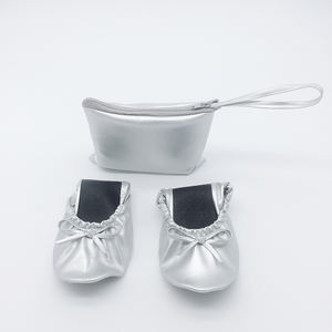 Popolare Bomboniera Matrimonio: <span class=keywords><strong>Ballerine</strong></span> Pieghevoli Leggere <span class=keywords><strong>Blu</strong></span> Navy da Donna con Logo Personalizzato Stampato, per Estate e Primavera - Product Image 1