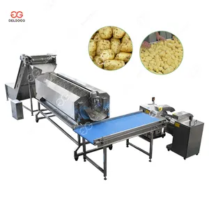 Production Lines For Washing And Cutting Potatoes Cleaning Machine Potato And Ginger Washing Machine For Potato Chips