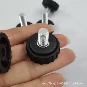 Furniture Leg Adjustable Plastic Feet M8 <b>28mm</b> Round Bottom For Cabinet Kitchen TV Stand Easy Installation - Product Image 4