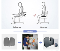 Coussin en éponge à mémoire de forme, pour fauteuil, soulage la douleur du cerveau sciatique, support osseux, vente directe d'usine