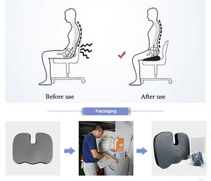 Cojín de esponja con memoria para silla, alivio del dolor y el hueso de la cola del nervio ciático, venta directa de fábrica - Product Image 5