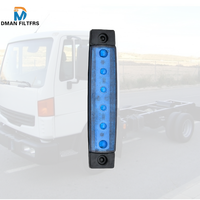 Offre Spéciale de haute qualité camion étanche 12v-24v 6led indicateurs de marqueur latéral voyants d'avertissement pour remorque Bus bateau
