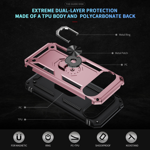 Funda Protectora para Teléfono Móvil con Diseño de Armadura Anticaídas de TPU para PC, con Anillo Protector de Cámara para Google <span class=keywords><strong>Pixel</strong></span> 10/9/8/7/<span class=keywords><strong>6</strong></span>/10A Pro - Product Image 4