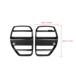 Parrilla Delantera de Fibra de Carbono Real para G80 G81 M3 G82 G83 M4 2021, Compatible con XDrive Competition - Product Image 6