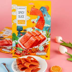 LAKEXIXI-Collations chinoises végétariennes de 9 mois, vente en gros de sachet de bâtonnets de <span class=keywords><strong>gluten</strong></span> épicés Mala Halal Latiao - Product Image 4