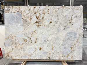 YUSHI 독점 신제품 럭셔리 광택 화이트 칼라카타 발렌티노 천연 대리석 슬래브 타일 - Product Image 5