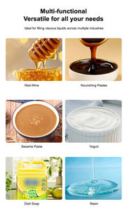 Petite machine de remplissage à pompe doseuse pour transfert de liquides, idéale pour la mélasse, les sauces, les pâtes et le lait - Product Image 6