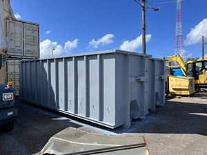 Contenedor elevador con gancho de acero grande para soluciones de eliminación de residuos de servicio pesado y basurero de construcción - Product Image 4