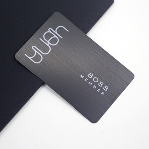 บัตรโลหะ RFID NFC สีดำเปล่าแบบอ่านได้สองด้านคุณภาพสูง - Product Image 4