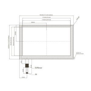 Pantalla LCD TFT LVDS IPS de 8 Pulgadas, 800x480, Alto Brillo (900nits), Amplio Rango de Temperatura - Product Image 1
