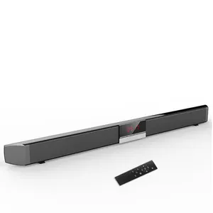 Grosir audio amplifier tv led speaker-Penjualan Terbaik Amazon 2.0ch Soundbar dengan Tampilan LED Besar USB Optikal Koaksial Soundbar untuk Tv Rumah Teater Suara Surround