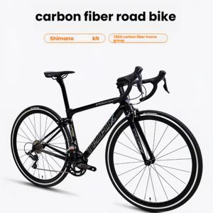 Bicicleta de Carretera de Carreras con Transmisión Shimano de 20 Velocidades, Cuadro de Fibra de Carbono, Frenos de Caliper 700*25C, Ruedas de Aleación, Bicicleta Urbana para Adultos - Product Image 1