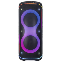 Sistema de Audio con Altavoz Inalámbrico de 300/200 W, Bafles de Bajos Dobles de 10 Pulgadas, Portátil para Auto, con USB, Tipo Cilindro, Activo