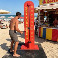 Machine de jeu d'arcade interactive de frappe au marteau haute intensité pour parc d'attractions Carnival