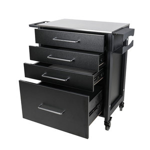 Carrito de Salón Dongpin 79.5x40.5x80 Cm con 4 Cajones, Carrito Móvil para Herramientas de Tatuaje, Peluquería y Uñas - Product Image 2