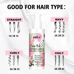 Oem Odm crème définissante de boucles personnalisée huile de karité et de rose naturelle crème définissante de boucles hydratée lotion coiffante pour les boucles - Product Image 3