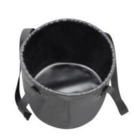 Impression personnalisée Logo 500D PVC bâche de haute qualité pas cher prix pliant pliable étanche en plein air 15L 20L rond lavabo