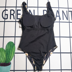 ชุดว่ายน้ำวันพีซไซส์ใหญ่ ระบายอากาศได้ดี พร้อมบราในตัว คอกลม ทรงฮิปสเตอร์ แห้งเร็ว ผลิตจากผ้าสแปนเด็กซ์/โพลีเอสเตอร์ สำหรับผู้หญิง - Product Image 5