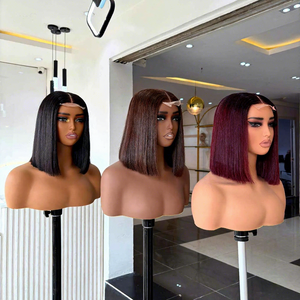 Peluca de Cabello Humano Vietnamita 12A SDD, Corte Recto, Color Liso, con Cierre de Encaje <span class=keywords><strong>HD</strong></span> 2x6, Sin Pegamento, para Mujer - Product Image 1