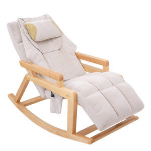 Smart Massage Rocking Chair Full Body <b>Vibration</b> Plug-In Electric Massage Sofa Home Use Off White Gray Coffee - Product Image 5