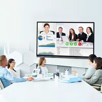 HDFocus papan pintar konferensi sekolah, Panel datar Digital interaktif 55 inci