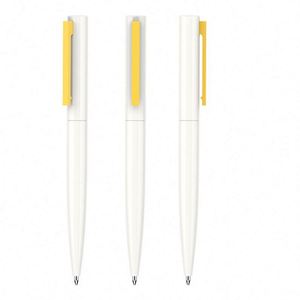 Stylo bille en plastique de Wenzhou avec pointe rigide, multicolores, largeur d'écriture 1,0 mm - Product Image 2
