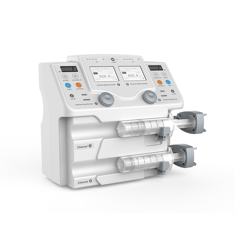 Dual Channel Medical Syringe Pump Oxygen