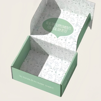 Boîte de papier ondulé recyclable avec emballage plat de couleur Pantone pour vêtements chaussures emballage cadeau boîte postale