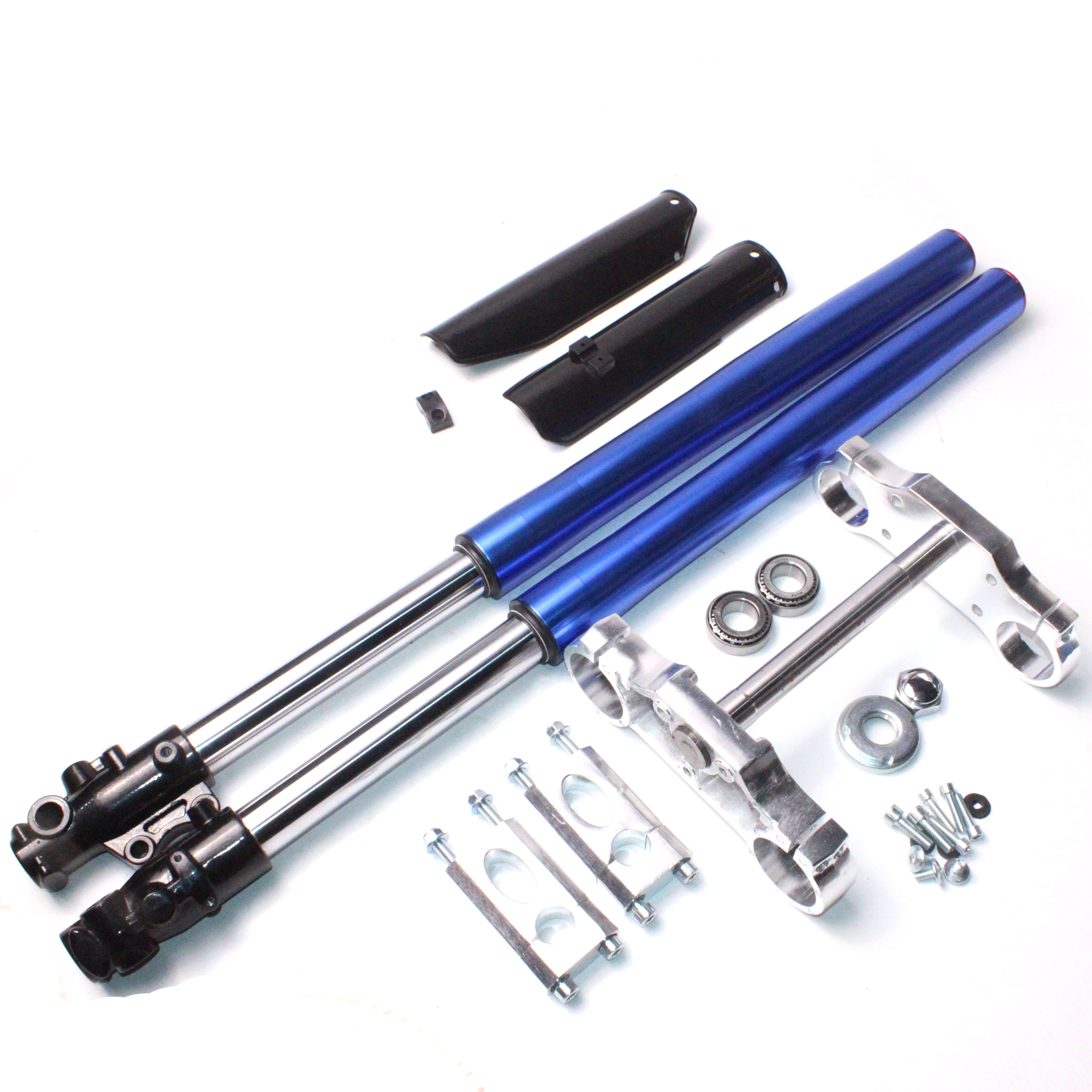 Forcella blu + riser argento