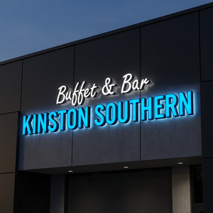 Custom 3D Acrylic LED Frontlit Company Name Logo Sign with Remote <b>Control</b> IP65 Waterproof Multi-Color Lights for Office Use - Product Image 2