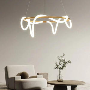 Lámparas de <span class=keywords><strong>Techo</strong></span> de Diseño Nórdico para Comedor, Ahorro de Energía, Lámparas Colgantes LED Modernas - Product Image 6