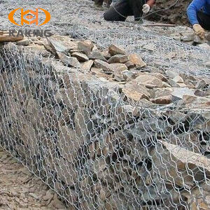 Galvanized Square Hole Woven <strong>Gabion</strong> Baskets Reno Mattresses Welding/Cutting/Bending for Civil Engineering Road Construction - Product Image 5