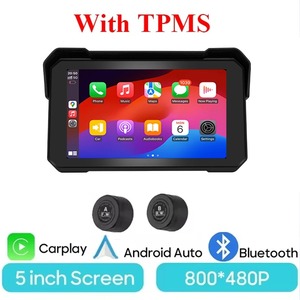 หน้าจอ GPS กันน้ำขนาด 5 นิ้ว พร้อมกล้องหน้าและกล้องหลัง ดีไซน์ใหม่สำหรับรถจักรยานยนต์ M450A/B หน้าจอ GPS สำหรับมอเตอร์ไซค์ขนาด 5 นิ้ว - Product Image 2
