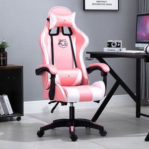 <span class=keywords><strong>Chaise</strong></span> de <span class=keywords><strong>bureau</strong></span> de luxe noire, <span class=keywords><strong>rose</strong></span>, rouge, pivotante, massante, d'occasion, pour gaming, neuve ou d'occasion, en promotion - Product Image 3