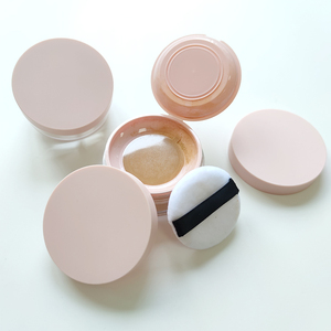 Fabricación de polvo suelto para maquillaje, cosmético, a prueba de agua, configuración suelta, Puff, Etiqueta Privada