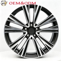 Jantes en alliage de qualité aérospatiale 18-20 pouces 5x112 (5x4.41) gris bronze pour Audi A4 A6 avec face usinée