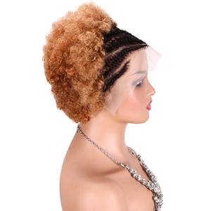 <span class=keywords><strong>Precio</strong></span> de Fábrica para Peluca de Cabello Virgen Brasileño Marrón Oscuro/Claro Pre-Desplumado 100% Cabello Humano para Mujer con Frente de Encaje HD - Product Image 2