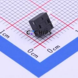 TC-1109DE-C-B Tactile Switch Through hole Component (THT) Switch Single Pole Single Throw Round Button 2.6N Right Angle Insert - Product Image 2