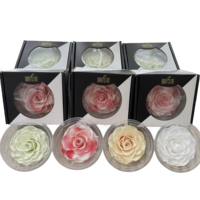 Vente en gros d'usine : Rose naturelle préservée faite à la main, 9-10 cm, pour la Saint-Valentin, Thanksgiving, Noël, cadeau floral