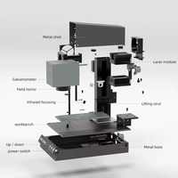 Machine de gravure laser fibre pour métal, bijoux, lunettes, bouteilles, tasses et stylos, avec support – Prix abordable